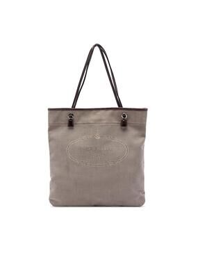 Prada Canvas Canapa Logo Tote Pre-Loved #308405P50B